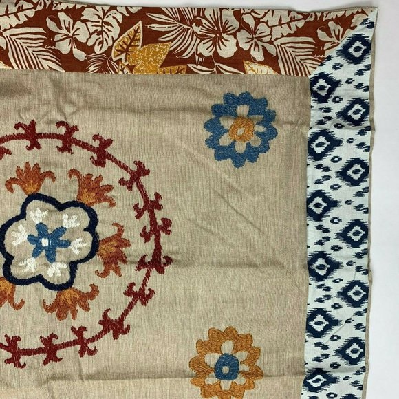 Embroidered Duvet Cover and 1 Sham NWT - Picture 6 of 12